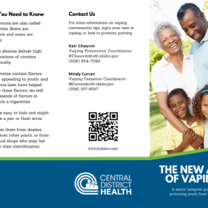Brochure: The New Age of Vaping: A Senior Caregiver Guide to Protecting Youth from Vaping