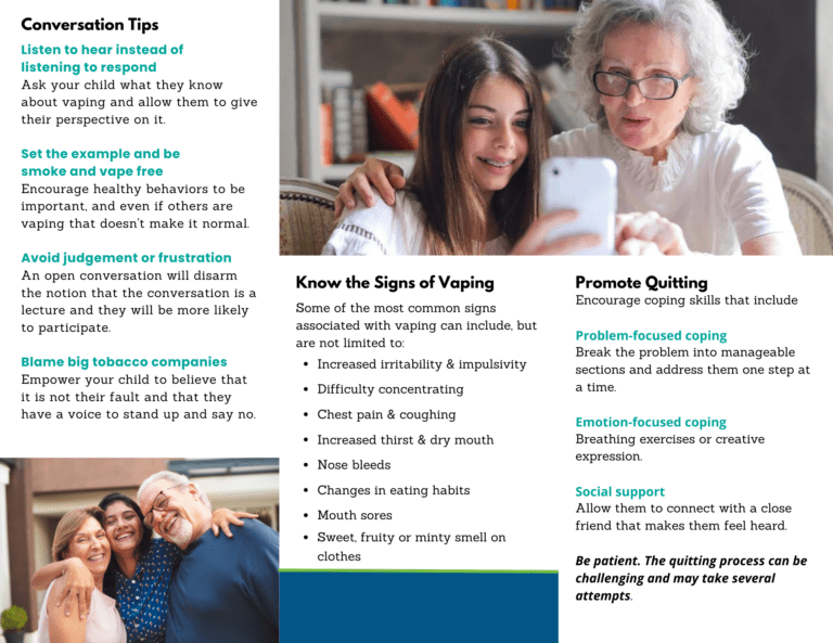 Brochure: The New Age of Vaping: A Senior Caregiver Guide to Protecting ...