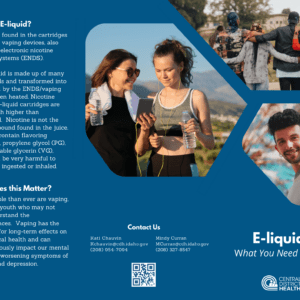 Brochure: E-Liquids: What You Need to Know