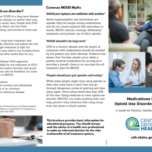 Medications for Opioid Use Disorder (MOUD) Brochure