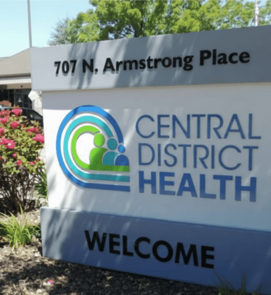 Boise office front sign.